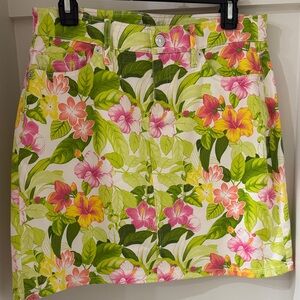 Floral Women's Short Skirt